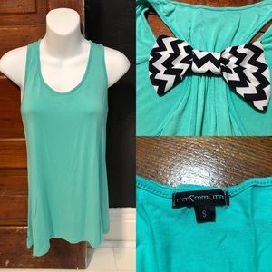 Small Teal Tank Top